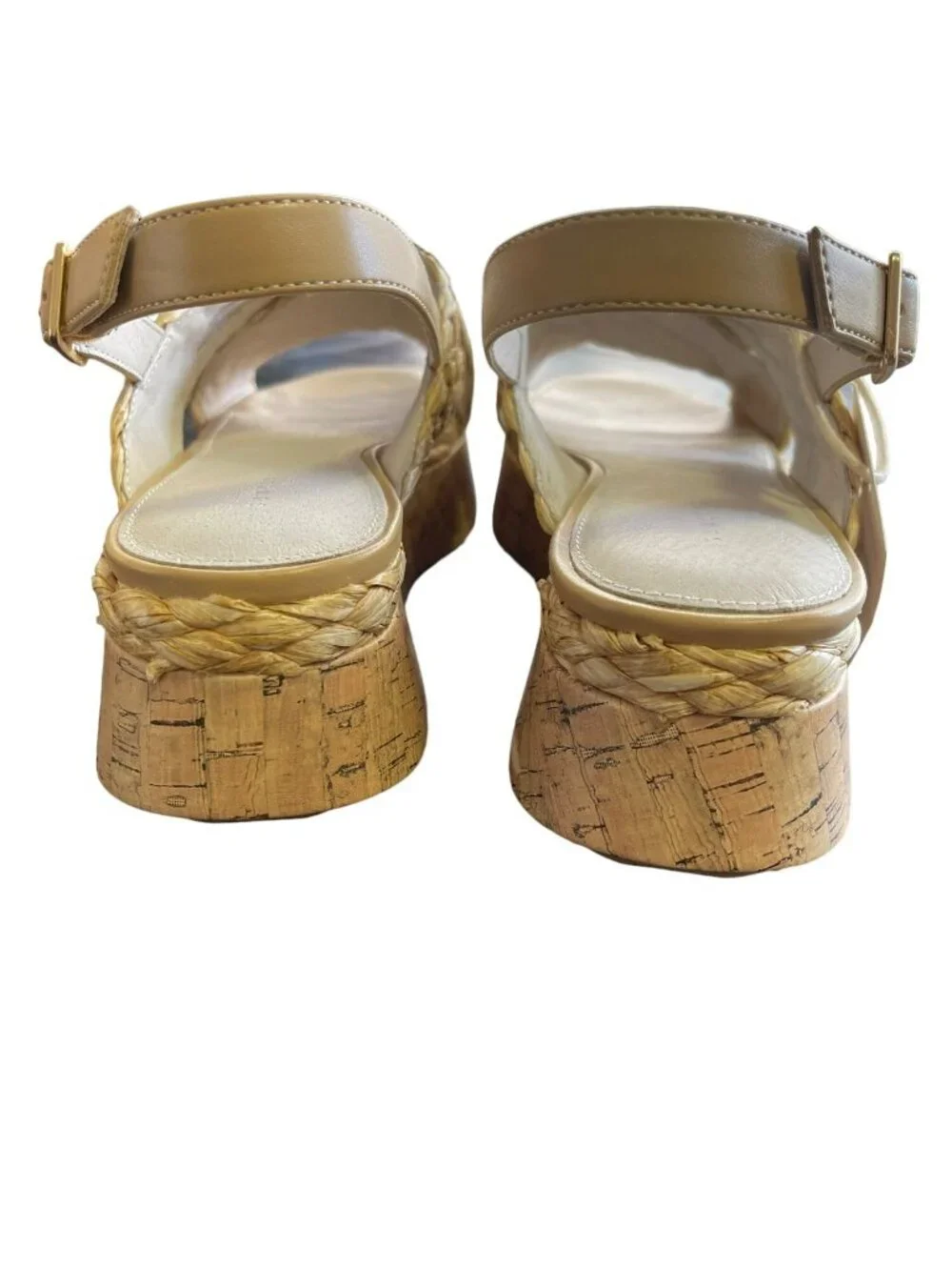 NEW Sanctuary Anthropologie Raffia AllSmiles Sandal Platform Wedge Shoes Sz 10